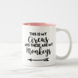 This is My Circus Mug<br><div class="desc">That is your circus and those are your monkeys and that is why you need coffee in this cute mug.</div>