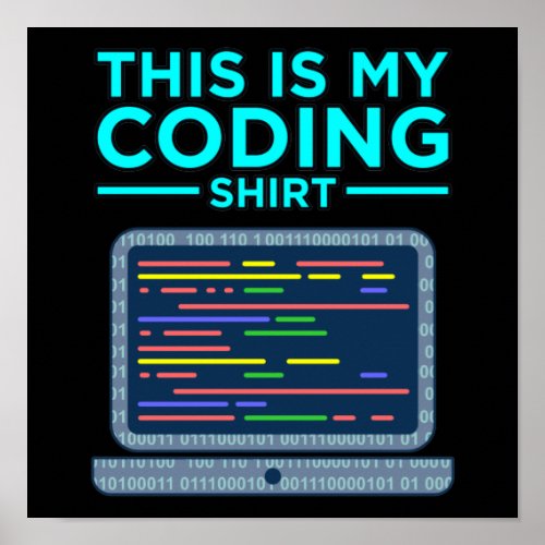 This Is My Coding Computer Programming Programmer Poster