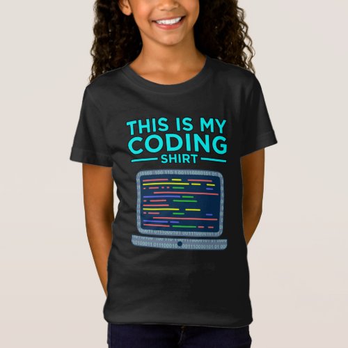 This Is My Coding Computer Programming Programmer T_Shirt