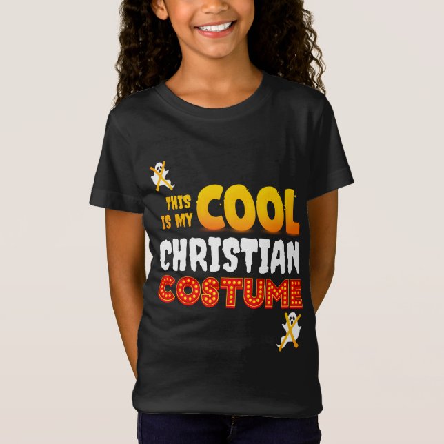 This Is My COOL CHRISTIAN COSTUME Halloween Kids T-Shirt (Front)