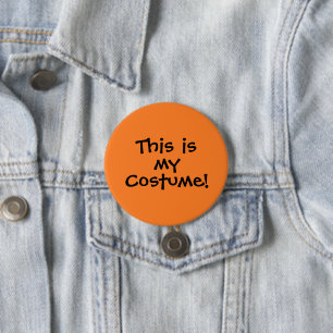 "This is my Costume" Button