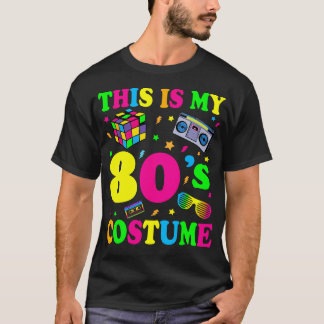 This Is My Costume Outfit Eighties Retro Party T-Shirt