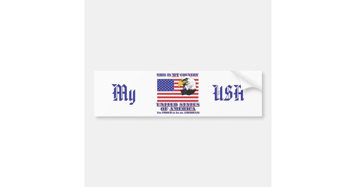 This is my Country Bumper Sticker Zazzle