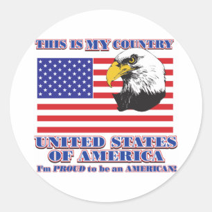This is my Country Classic Round Sticker