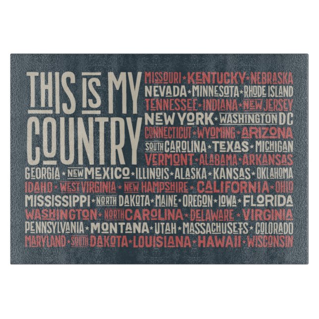 This is my Country Cutting Board (Front)