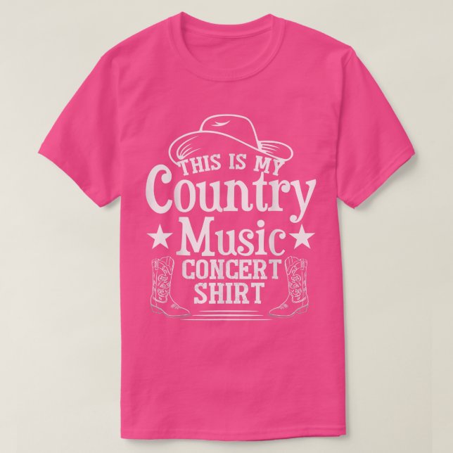 This Is My Country Music Concert  T-Shirt (Design Front)