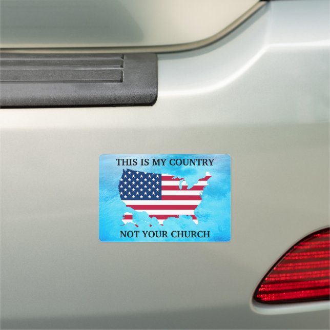 This is My Country USA Car Magnet (In Situ)