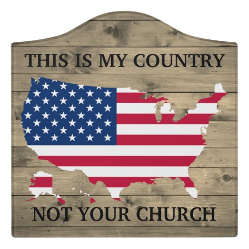 This is My Country USA   Door Sign