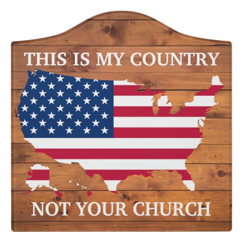 This is My Country USA  Door Sign