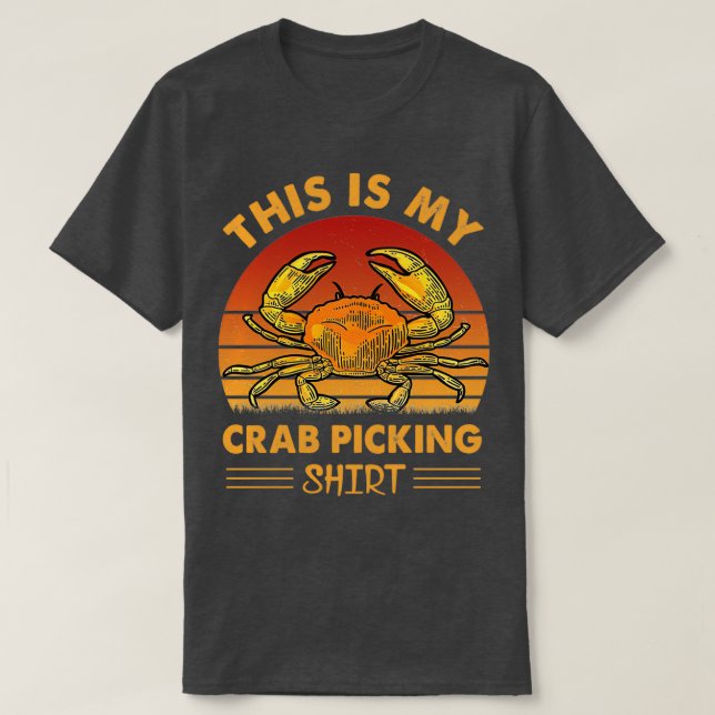 This Is My Crab Picking Classic TShirt (Design Front)