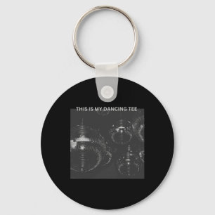 This Is My Dancing Tee Disco Ball Festival Graphic Keychain