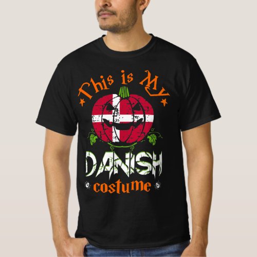 This Is My Danish Costume Halloween T_Shirt