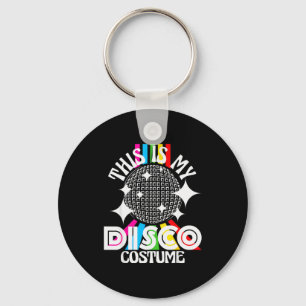 This Is My Disco Costume - 1970s Funky Party 70s G Keychain