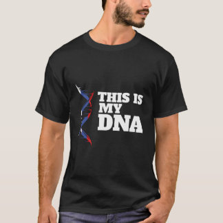 This Is My Dna Proud Slovak Patriotic Slovakia Fla T-Shirt
