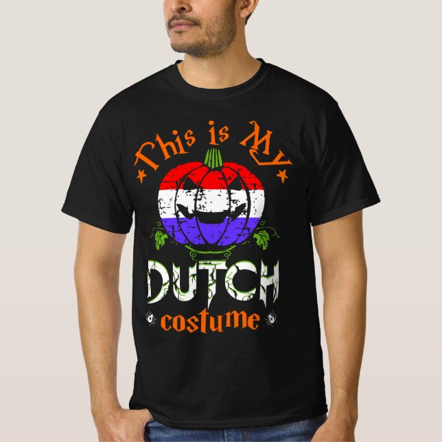 This Is My Dutch Costume Halloween T-Shirt (Front)