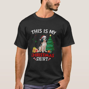 This is My English Setter Dog Santa Hat Christmas  T-Shirt