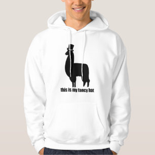 This Is My Fancy Hat Llama Hoodie