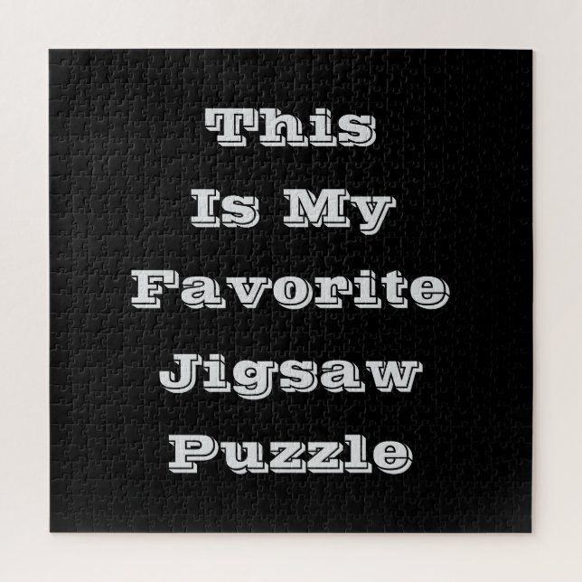 This Is My Favorite Jigsaw Puzzle  (Vertical)