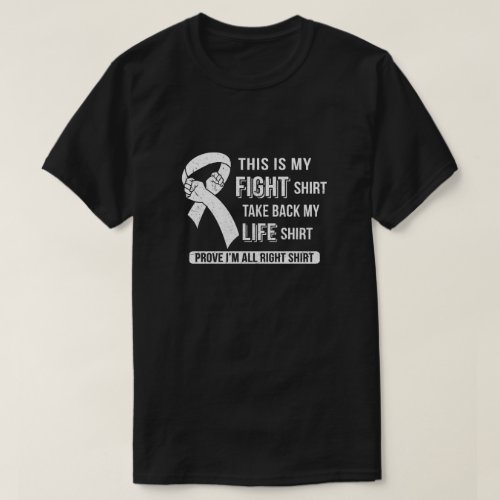 This Is My Fight Lung Cancer Awareness T_Shirt