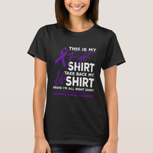 This Is My Fight Pancreatic Cancer T_Shirt