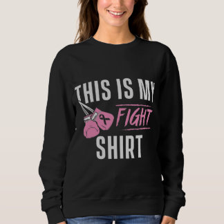 This is My Fight Shirt Boxing Gloves Pink Ribbon