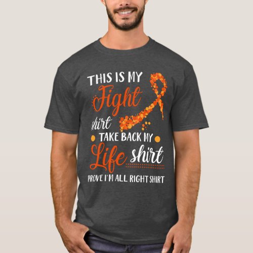 This is my fight shirt take back my life shirt