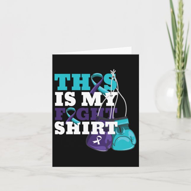 This Is My Fight Suicide Prevention Fighter Strong Card (Front)