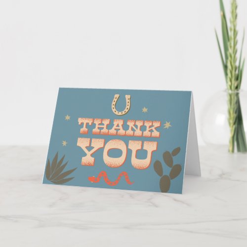 This Is My First Rodeo Thank You Cards 5x7