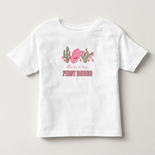This Is My First Rodeo Toddler T-shirt (Front)