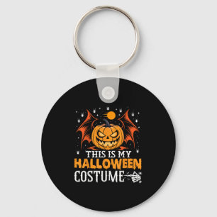 This Is My Funny Pumpkin Halloween Costume Keychain