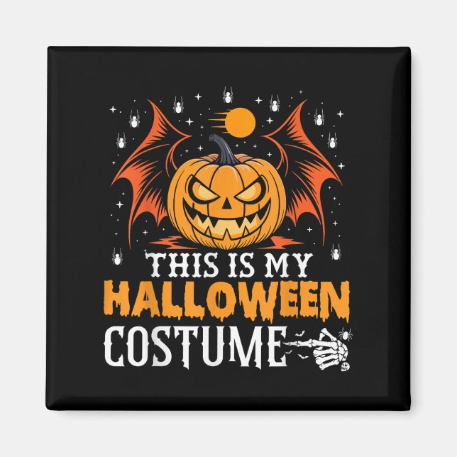 This Is My Funny Pumpkin Halloween Costume  Magnet (Front)