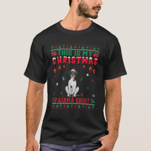 This Is My German Shorthaired Pointer Dog Christma T-Shirt