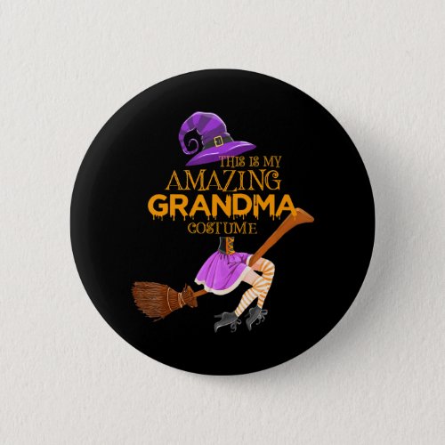 This Is My Grandma Halloween Family Matching Button