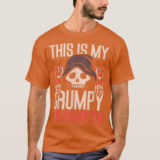 This Is My Grumpy Costume Halloween Apparel Funny T-Shirt