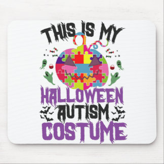 This is my Halloween Autism Costume Awareness Mouse Pad