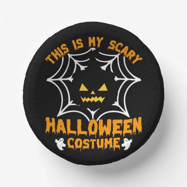This is my Halloween costume Paper Bowls (Front)