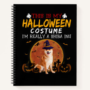 This Is My Halloween Custom Dog Holiday Gift Notebook