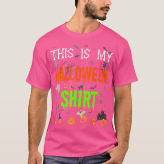 This Is My Halloween Funny Halloween Cosplay T-Shirt
