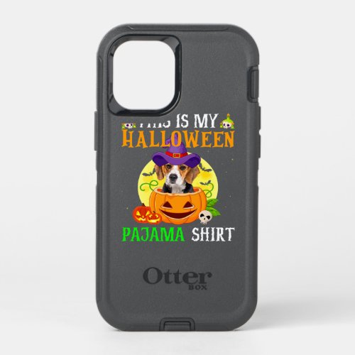 This Is My Halloween Pajama Beagle Dog Costume OtterBox Defender iPhone 12 Mini Case