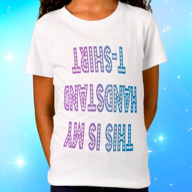 "This is my Handstand T-Shirt" Gymnastics Tee (Handstand Tee)