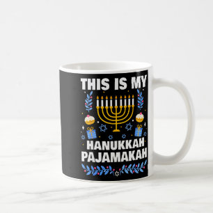 This Is My Hanukkah Pajamakah For Jewish Christmas Coffee Mug