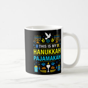 This Is My Hanukkah Pajamakah For Jewish Christmas Coffee Mug