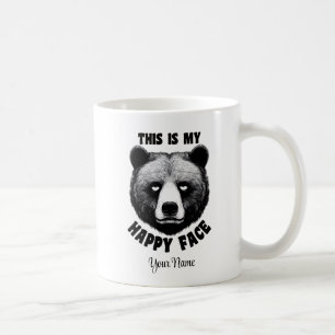 This is my happy face - Bear Coffee Mug