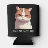 This is my Happy Face Moody Cat Can Cooler (Back)