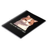 This is my Happy Face Moody Cat Notebook (Left Side)