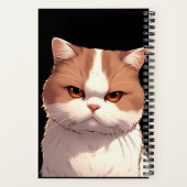 This is my Happy Face Moody Cat Notebook (Back)