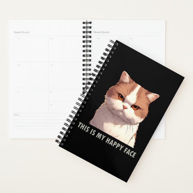 This is my Happy Face Moody Cat Planner (Display)