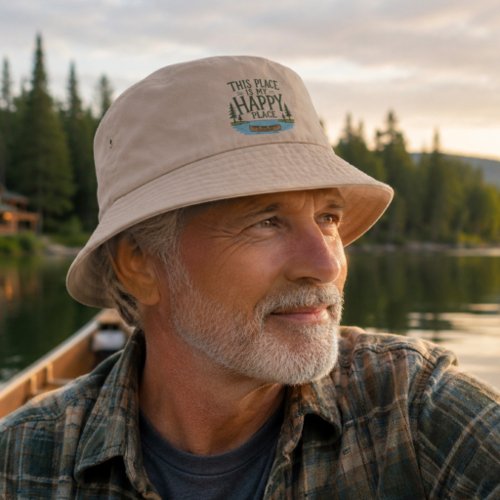This is My Happy Place Deerwood Lake  Bucket Hat