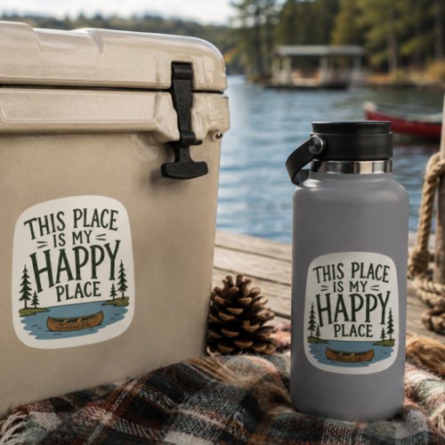 This is My Happy Place Deerwood Lake  Sticker