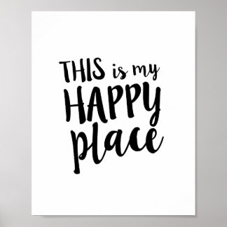 This is my Happy Place Family Home Quote Poster